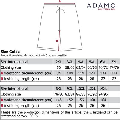 Adamo Sweatshorts 159302/770 10XL
