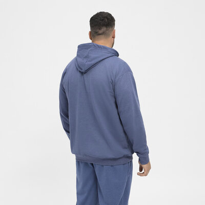 North Latitude Sweat cardigan 99832/555 blauw 5XL