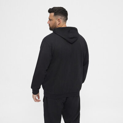 North Latitude Sweat cardigan 99832/099 zwart 8XL