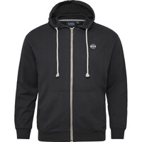 North Latitude Sweat cardigan 99832/099 zwart 4XL
