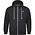 North Latitude Sweat cardigan 99832/099 zwart 4XL