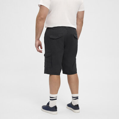 North Latitude Cargo short 99810/099 zwart 4XL
