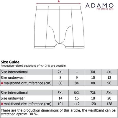 Adamo Boxershorts 129623/703 5XL/14 ( 3 Stück )