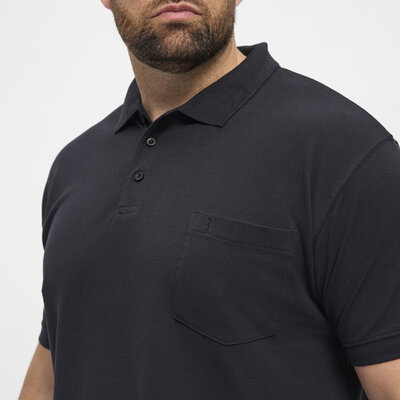North Latitude Polo 99011/099 zwart 4XL