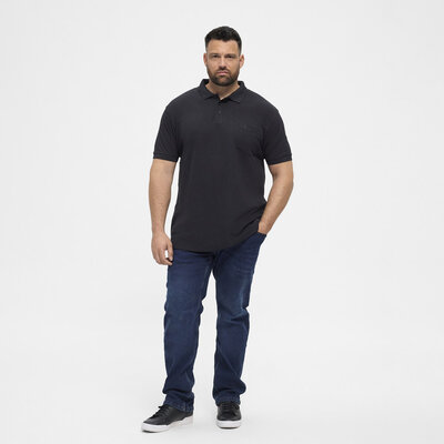 North Latitude Polo 99011/099 zwart 4XL