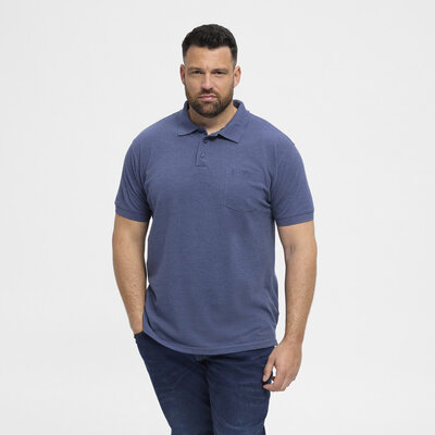 North Latitude Polo 99011/055 blau melange 4XL