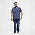 North Latitude Polo 99011/055 blau melange 3XL