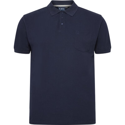 North Latitude Polo 99011/580 Marineblau 3XL