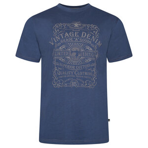 KAM Jeanswear T-shirt KBS5786/Indigo 7XL