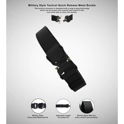 Duke/D555 Elastic Army belt 941401 2XL