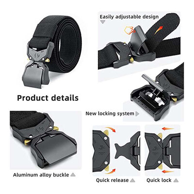 Duke/D555 Elastic Army belt 941401 3XL