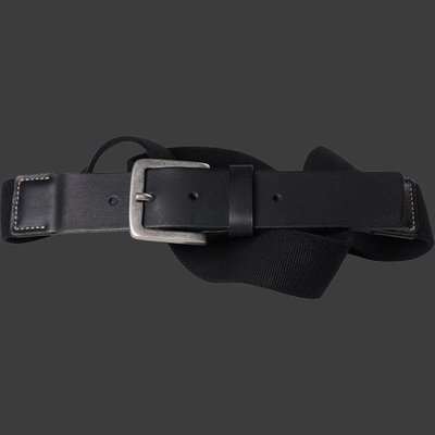 Riem elastisch North zwart 99006 / omvang 115 cm