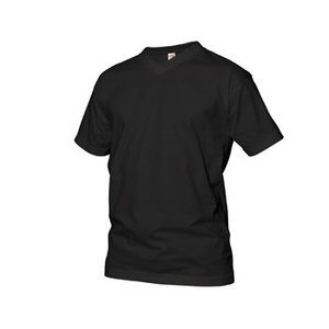 GCM sports T-Shirt V-Neck black 3XL