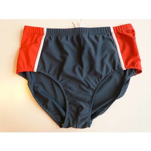 Kamro Badeslip Navy/Rot 2XL