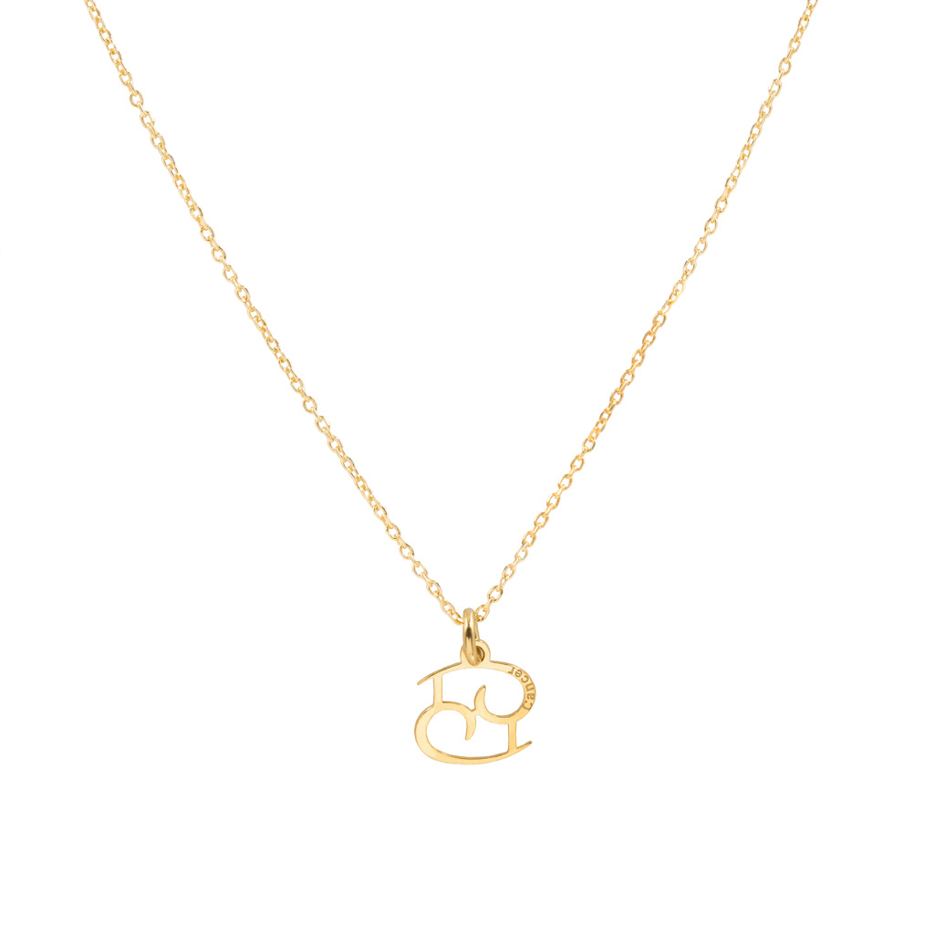 Halskette mit goldenem Anhänger - Sternzeichen Krebs - APRICOT room