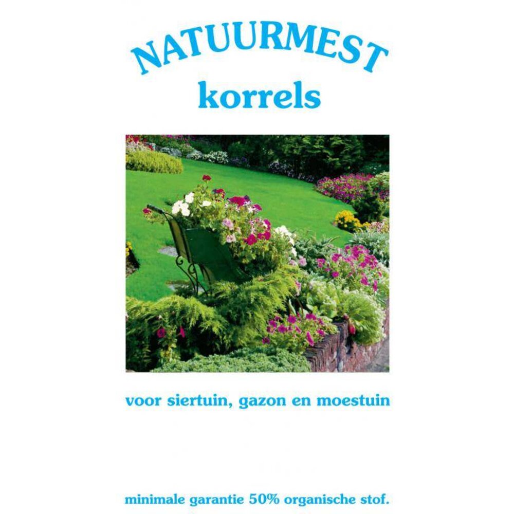 Natuurmestkorrel (Koemest) 25KG