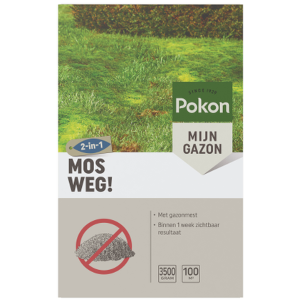 Mos Weg! 100m2 - 3.5 kilo Pokon