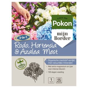Pokon Hortensia, Rhododendron & Azalea, Mest 1kg