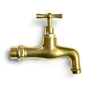 Meuwissen Agro Tapkraan messing 1/2" gladde uitloop (voor regenton)
