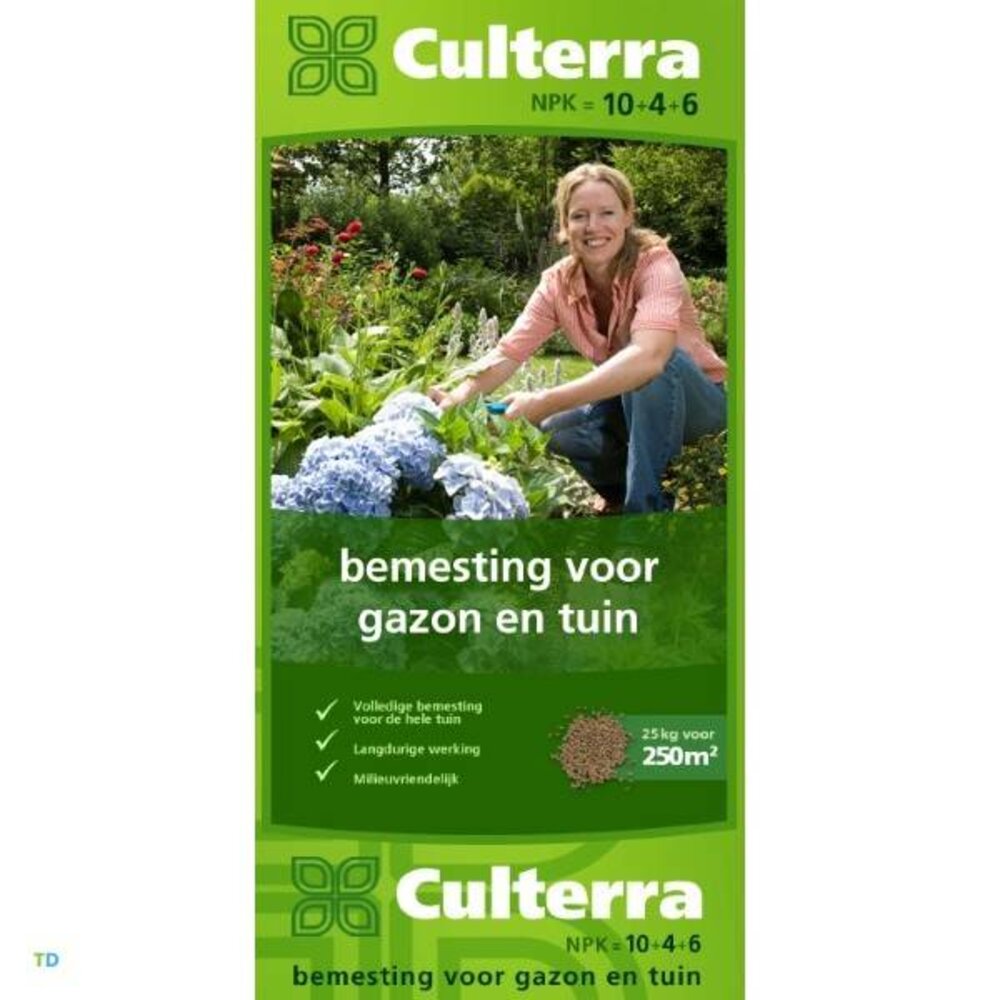 Groen 10+4+6 25KG Mestkorrel Culterra