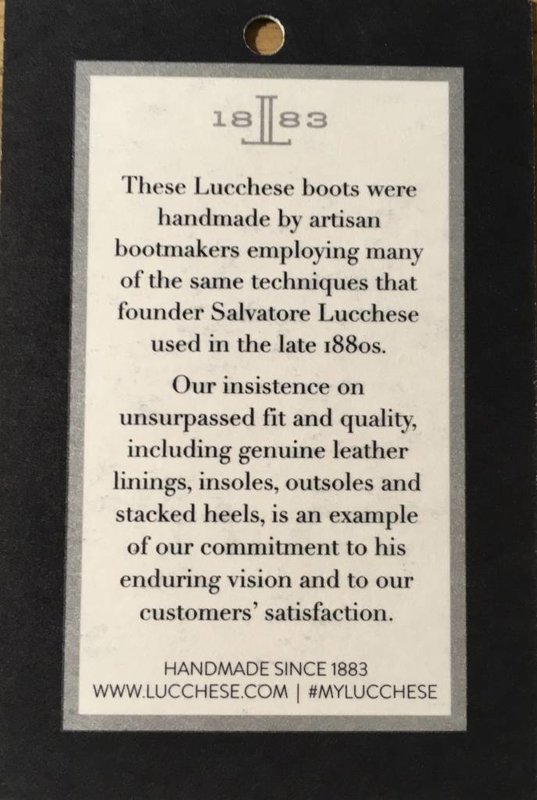 Lucchese Laurelie Black Cowboystiefel