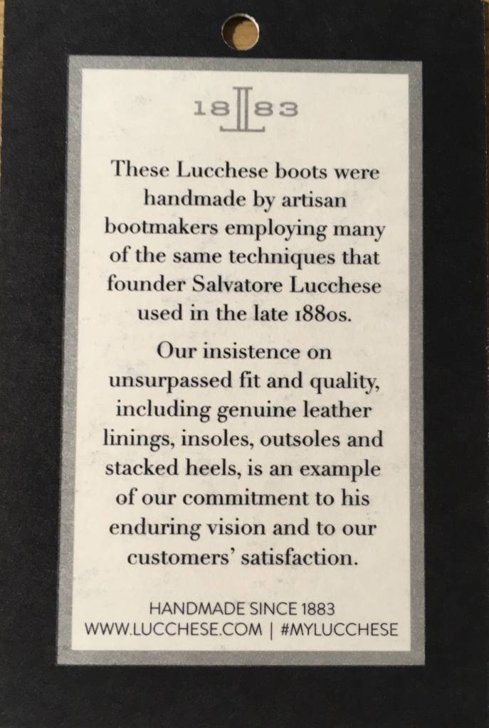 Lucchese Laurelie Black cowboy boot