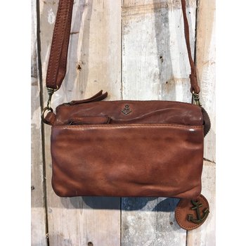Harbour 2nd Brown leather bag Perla