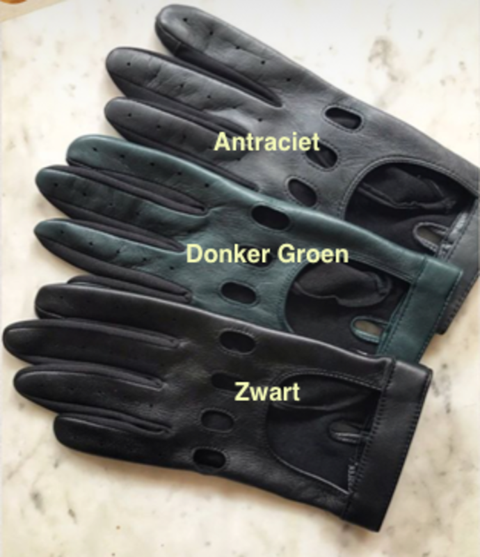 Kessler Dark green  leather touchscreen glove