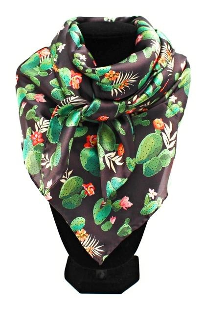 Shawl met cactussen