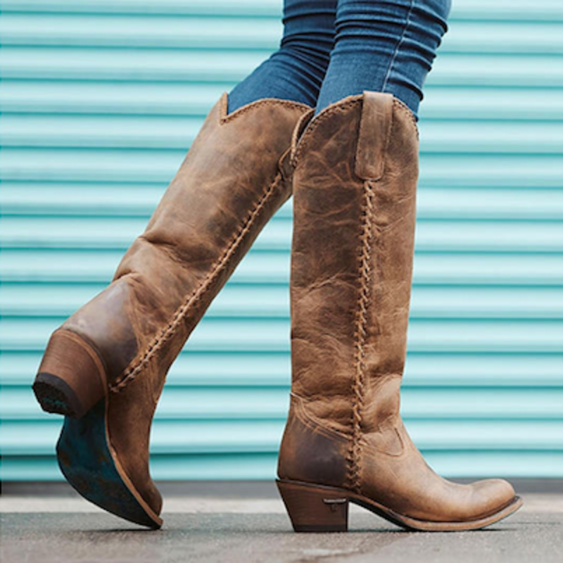 Lane Plain Jane Brown cowboy boot