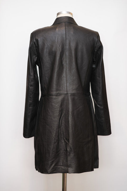 Cigno Nero Emie mid-length coat black