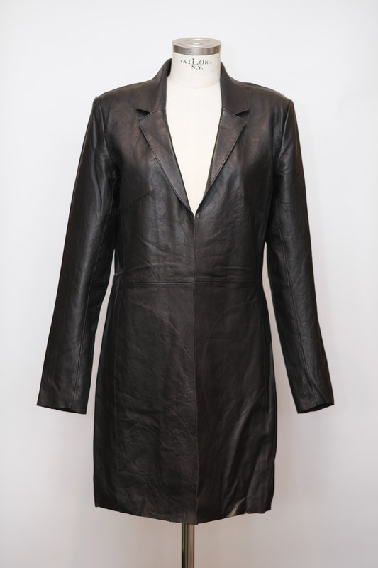 Cigno Nero Emie mid-length coat black