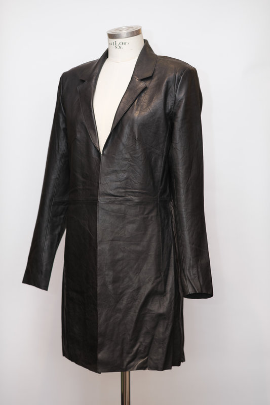 Cigno Nero Emie mid-length coat black