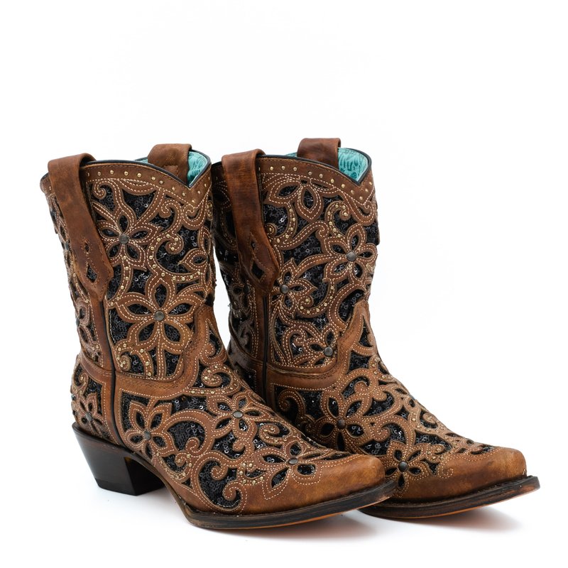 Corral  June mid-height cowboy boot