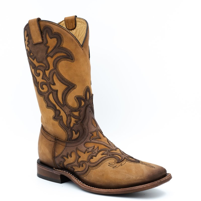 Mens corral boots 2025 square toe