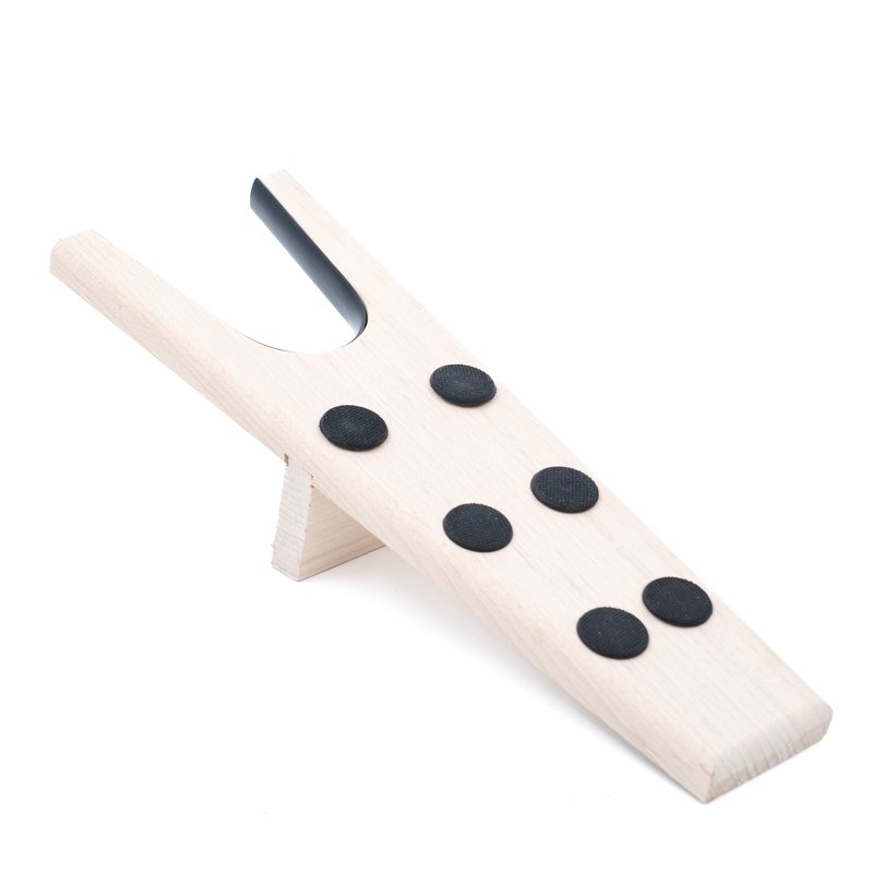 Wooden bootjack with anti-slip