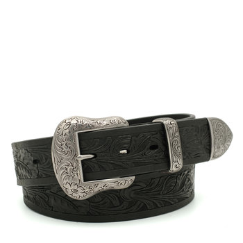 Ariat Zwarte leren riem