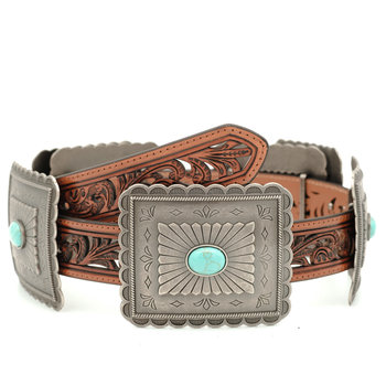 Ariat Bruine leren riem