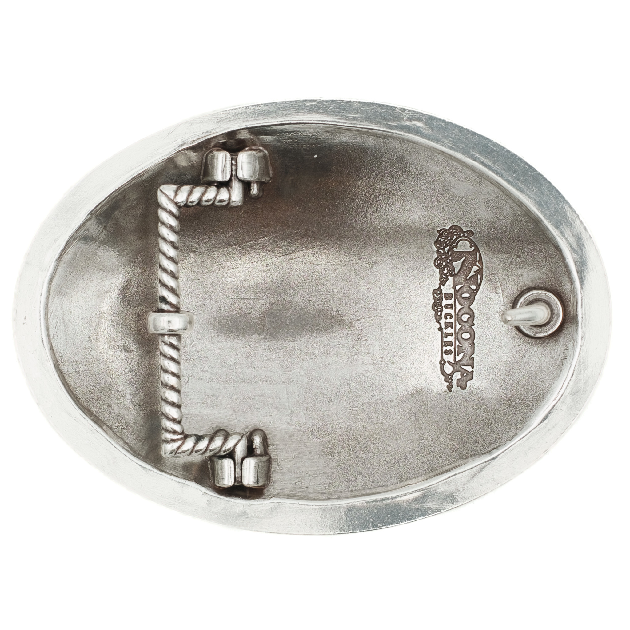 Nocona  Zilverkleurige buckle met adelaar