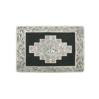 Nocona  Buckle with Aztec motif