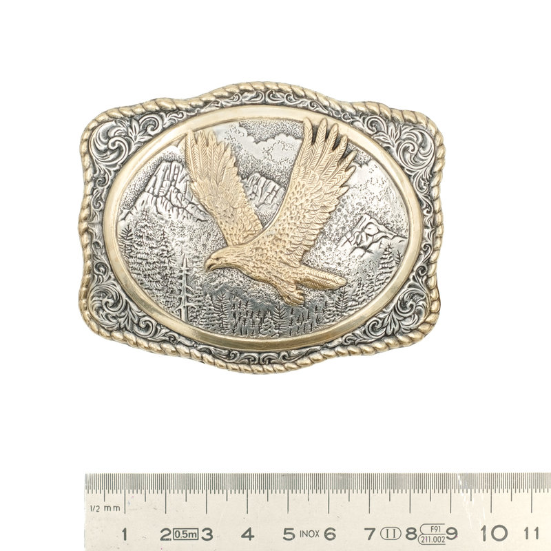 Crumrine Buckle with Eagle