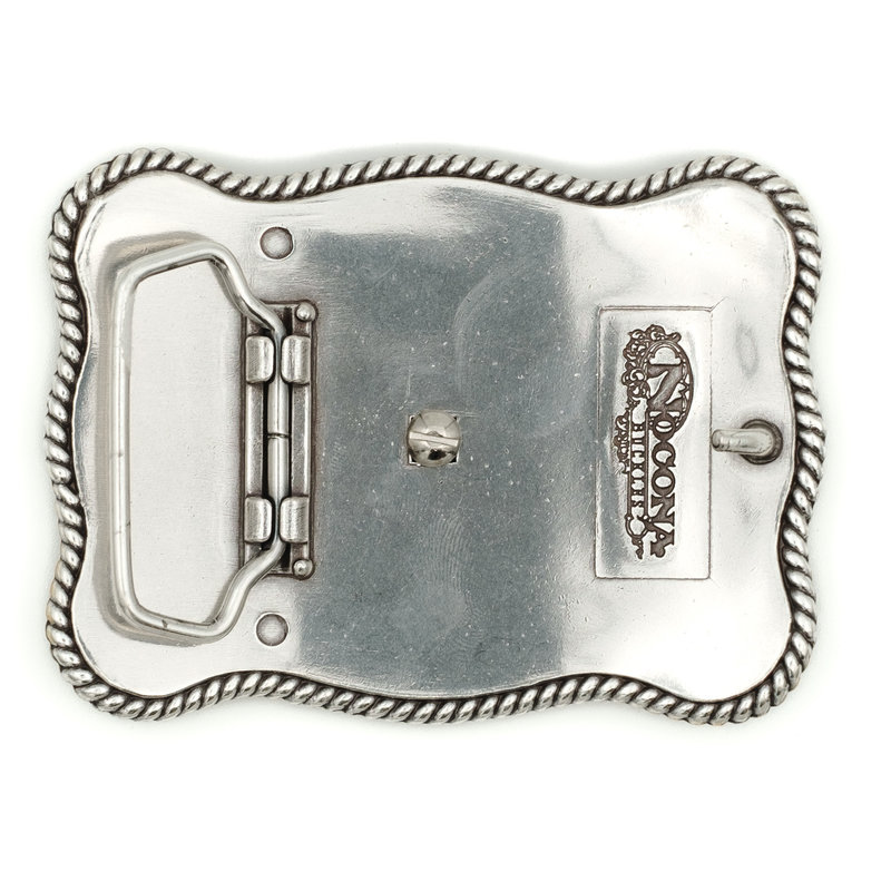 Nocona  Metalen Buckle met goudkleurig paard