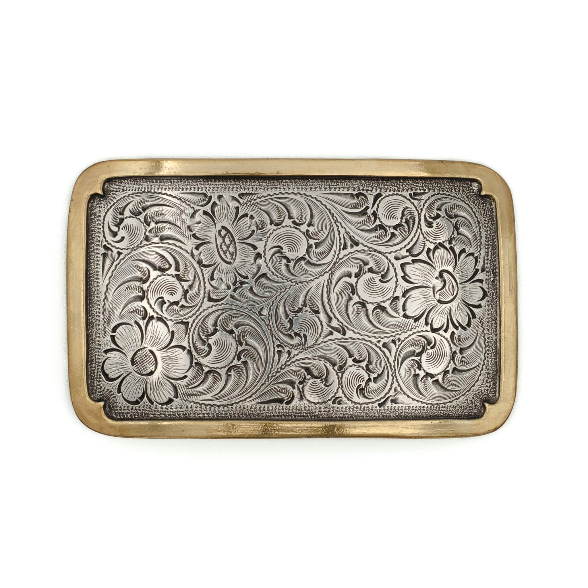 Nocona  Metalen Buckle met bloemmotief