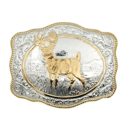 Crumrine Buckle met edelhert