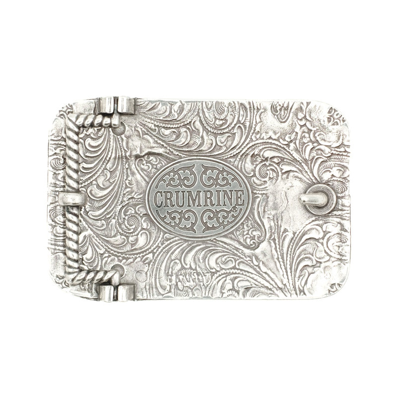 Crumrine Silver colored buckle with special details