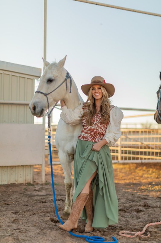 Macie Bean Biscuits tall  cowboy boot