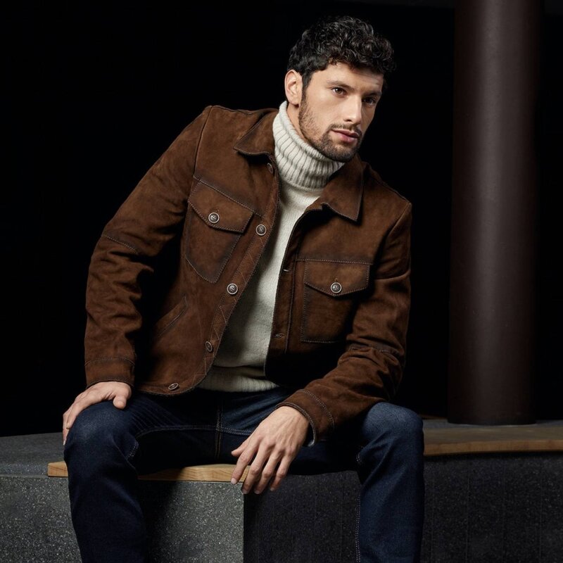 Style Ideas for Men's Brown Suede Jackets – The Fashionisto