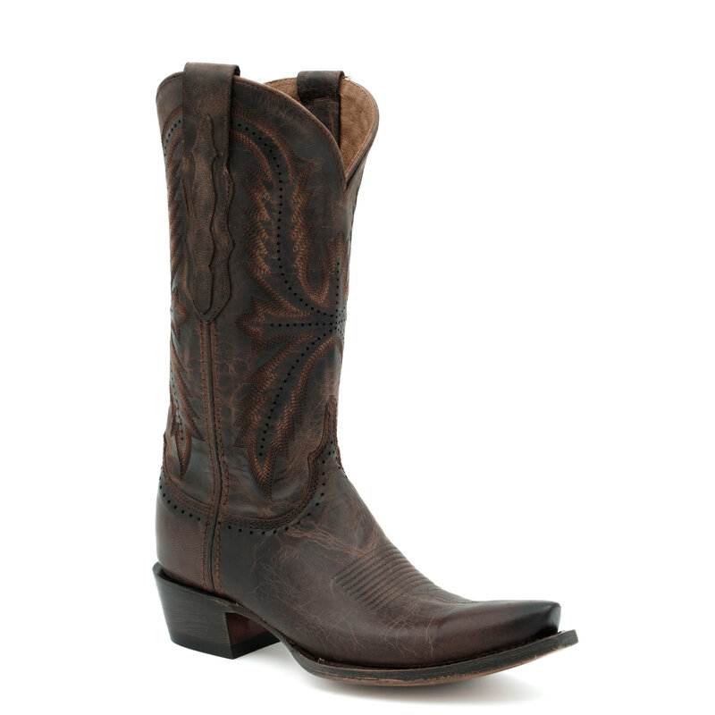 Brown cowboy boots Lucchese Classic model |stitching Boots by M - Main Image