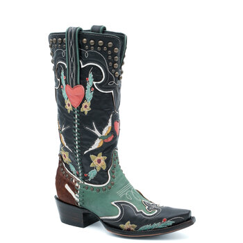 Double D Ranch by Old Gringo Midnight Cowboy cowboy boot