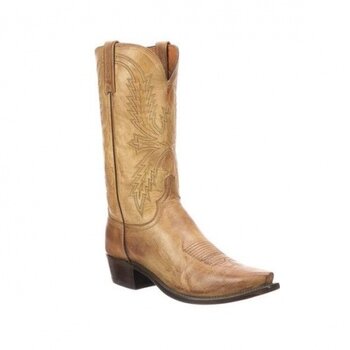Lucchese Crayton cowboy boot light brown